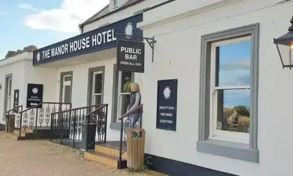 The Manor House Hotel Holy Island - front of the hotel